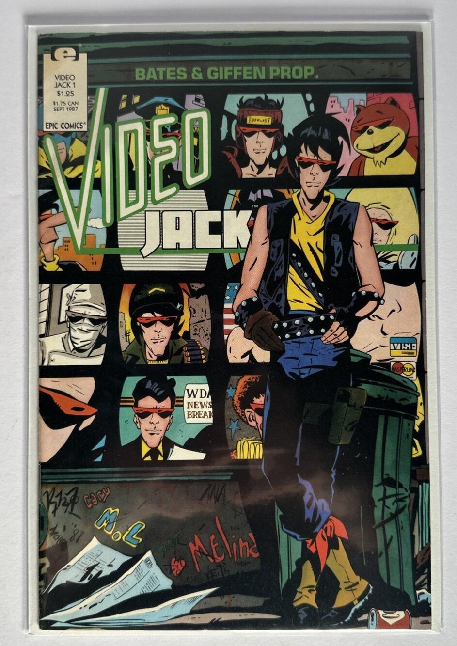Video Jack Vol. 1 No. 1 ~September 1987 Epic/Marvel Comics 1st Printing